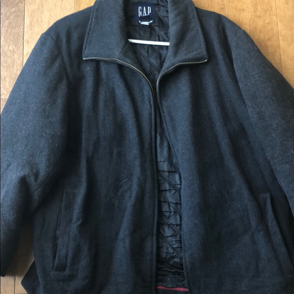 Charcoal wool jacket